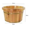 UYDJAKX Sauna Wooden Bucket,Spa, Sauna,Soak,Handmade Massage Bucket Foot Bath,Foot Spa Wash Bucket Feet Bath Basin Tub Present vision Star of Light view 3