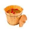 UYDJAKX Sauna Wooden Bucket,Spa, Sauna,Soak,Handmade Massage Bucket Foot Bath,Foot Spa Wash Bucket Feet Bath Basin Tub Present vision Star of Light view 1