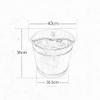 UYDJAKX Sauna Wooden Bucket,Spa, Sauna,Soak,Handmade Massage Bucket Foot Bath,Foot Spa Wash Bucket Feet Bath Basin Tub Present vision Star of Light view 3