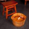 UYDJAKX Sauna Wooden Bucket,Spa, Sauna,Soak,Handmade Massage Bucket Foot Bath,Foot Spa Wash Bucket Feet Bath Basin Tub Present vision Star of Light view 2