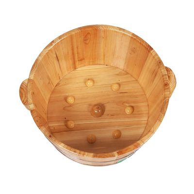 UYDJAKX Sauna Wooden Bucket,Spa, Sauna,Soak,Handmade Massage Bucket Foot Bath,Foot Spa Wash Bucket Feet Bath Basin Tub (Color : B) Present vision Star of Light
