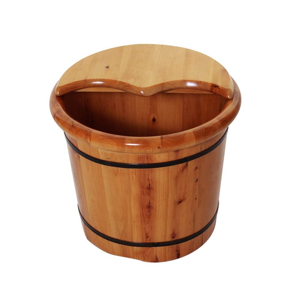 UYDJAKX Sauna Wooden Bucket,Spa, Sauna,Soak,Handmade Massage Bucket Foot Bath,Foot Spa Wash Bucket Feet Bath Basin Tub Present vision Star of Light