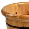 UYDJAKX Sauna Wooden Bucket,Spa, Sauna,Soak,Handmade Massage Bucket Foot Bath,Foot Spa Wash Bucket Feet Bath Basin Tub Present vision Star of Light view 4