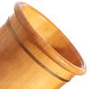 UYDJAKX Sauna Wooden Bucket,Spa, Sauna,Soak,Handmade Massage Bucket Foot Bath,Foot Spa Wash Bucket Feet Bath Basin Tub Present vision Star of Light view 2