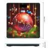 YJWANDL Scale for Body Weight Xmas Ball Print Weight Scale Digital Scale Body Fat Scale Weight Scale LCD Scale Slim Scale, style view 2