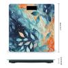 YJWANDL Scale for Body Weight Watercolor Pattern Print Weight Scale Digital Scale Body Fat Scale Weight Scale LCD Scale Slim Scale, style view 2