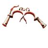 Antique Handcuff 12inch Handcrafted Iron Nickel Lock Key view 3