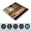 YJWANDL Scale for Body Weight Vintage Chemistry Lab Print Weight Scale Digital Scale Body Fat Scale Weight Scale LCD Scale Slim Scale, style view 3