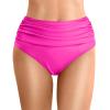 WILLBEST Tankini Bottoms Push up top Ladies Swimwear Shawl Bikini top Long Sleeve Shirt Women Tankini Tops for Women UK Size 20 Brief Swimming Adjustable Shoulder Straps Swim and Bottoms view 1