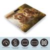 YJWANDL Scale for Body Weight Two Golden Retrievers Print Weight Scale Digital Scale Body Fat Scale Weight Scale LCD Scale Slim Scale, style view 3