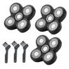 3 pcs Freebird Shaver Replacement Blades Compatible with Freedom Grooming Head Shaver,5 Blades Shaver Replacement Heads for Freedom Groming Freebird Replacement Blades for Bald Men view 1