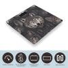 YJWANDL Scale for Body Weight Wolf Head Pattern Print Weight Scale Digital Scale Body Fat Scale Weight Scale LCD Scale Slim Scale, style view 3