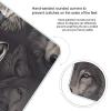 YJWANDL Scale for Body Weight Wolf Head Pattern Print Weight Scale Digital Scale Body Fat Scale Weight Scale LCD Scale Slim Scale, style view 4