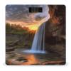 YJWANDL Scale for Body Weight Waterfall at Sunset Print Weight Scale Digital Scale Body Fat Scale Weight Scale LCD Scale Slim Scale, style view 1
