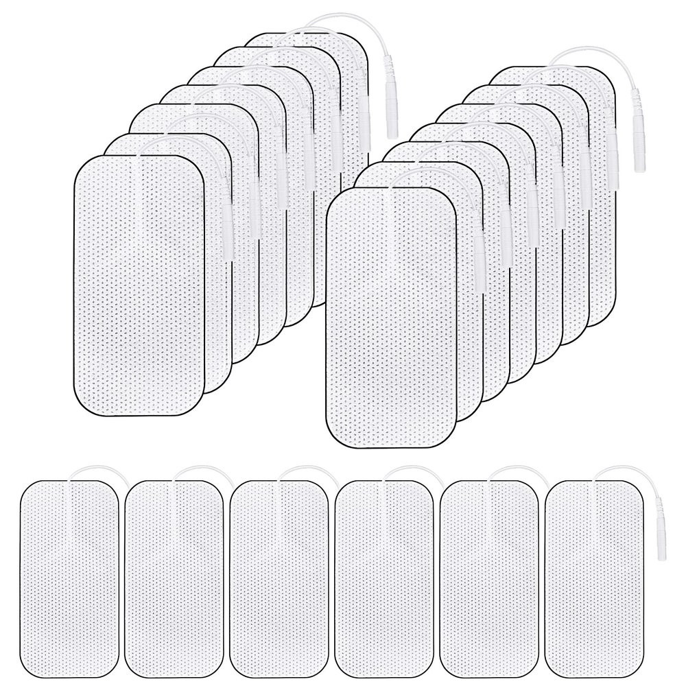 Tens Electrode PadsTens Electrode Patch Replacement Pads Electrode Patches for Electrode Therapy Electrode Massage Patch (4 * 8cm, 40, Count)