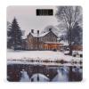 YJWANDL Scale for Body Weight Winter Farmhouse Print Weight Scale Digital Scale Body Fat Scale Weight Scale LCD Scale Slim Scale, style view 1