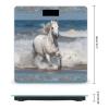 Scale for Body Weight White Horse Running on The Sea Print Weight Scale Digital Scale Body Fat Scale Weight Scale LCD Scale Slim Scale view 2