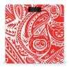 YJWANDL Scale for Body Weight White and Red Tribal Pattern Print Weight Scale Digital Scale Body Fat Scale Weight Scale LCD Scale Slim Scale, style view 1
