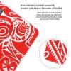 YJWANDL Scale for Body Weight White and Red Tribal Pattern Print Weight Scale Digital Scale Body Fat Scale Weight Scale LCD Scale Slim Scale, style view 4