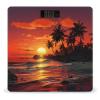 YJWANDL Scale for Body Weight Tropical Sunset Print Weight Scale Digital Scale Body Fat Scale Weight Scale LCD Scale Slim Scale, style view 1