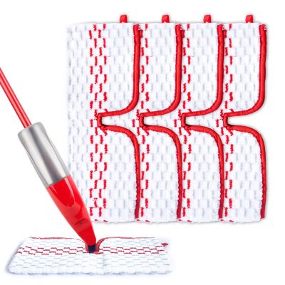 Microfibre Mop Pads for Vileda 1-2 Spraymax Spray Mop Pack of 4