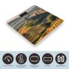 YJWANDL Scale for Body Weight Tuscany Landscape Tree Scenery Farm Print Weight Scale Digital Scale Body Fat Scale Weight Scale LCD Scale Slim Scale, style view 3