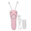 SAKURRDD Hair Removal Device Threading Hair Remover Electric Body Cotton Thread Epilator Leg Shaver/3032(Pink) view 1