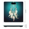 Scale for Body Weight White Dream Catcher Feather Print Weight Scale Digital Scale Body Fat Scale Weight Scale LCD Scale Slim Scale view 2