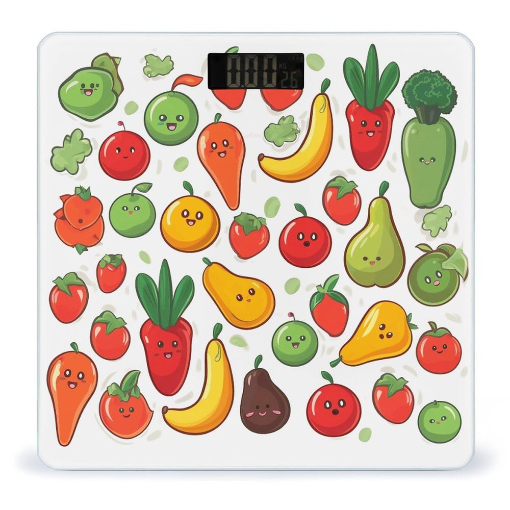 YJWANDL Scale for Body Weight Vegetable Fruit1 Print Weight Scale Digital Scale Body Fat Scale Weight Scale LCD Scale Slim Scale, style