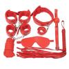 Adult Sexy Leather Plush 7-Piece Set 5m Rope Binding Couple Sexy Set Toy Supplies view 1