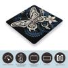 YJWANDL Scale for Body Weight White Butterflies and Tribal Print Weight Scale Digital Scale Body Fat Scale Weight Scale LCD Scale Slim Scale, style view 3