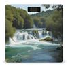 YJWANDL Scale for Body Weight Waterfalls on Krka River Print Weight Scale Digital Scale Body Fat Scale Weight Scale LCD Scale Slim Scale, style view 1