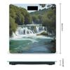 YJWANDL Scale for Body Weight Waterfalls on Krka River Print Weight Scale Digital Scale Body Fat Scale Weight Scale LCD Scale Slim Scale, style view 2