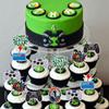 Rsstarxi 36 Pack Video Game Cupcake Toppers Gaming On Controllers GamePad Cupcake Picks Video Game Boys Birthday Cake Decorations for Baby Shower Kids Gamer Birthday Party Decorations view 3