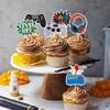 Rsstarxi 36 Pack Video Game Cupcake Toppers Gaming On Controllers GamePad Cupcake Picks Video Game Boys Birthday Cake Decorations for Baby Shower Kids Gamer Birthday Party Decorations view 4