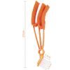 Blinds Cleaning Duster Tools,2 in 1 Crevice Cleaning Duster Brush with 6 Removable Microfiber Sleeves, for Window Blinds,Air Conditioner,Car Vents (Color : 3pcs) view 4