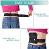 Hperu Peritoneal Dialysis Cover Comfortable PD Belt G/Peg Feeding Tube Holder Catheter Drainage Abdominal Fixation Nursing for Patients (98-115CM),Black Outdoor Belts view 3