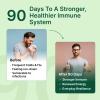 Immune Booster Supplements - 4-in-1 High Strength Vitamin C Capsules with Amla, Moringa, Neem & Vitamin C - Natural Immune System Booster & Cold Defense - Vegan, GMP Certified - 30 Capsules view 4