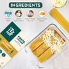 iTz noT jusT Lasagne (Pack of 1, 200g) Ready Cooked, Shirataki, Moyu, Konjac Plant Fibre Pasta, Low Carb, & No Added Preservatives, Healthy, Gluten Free, Gut Health. 100% Natural view 4