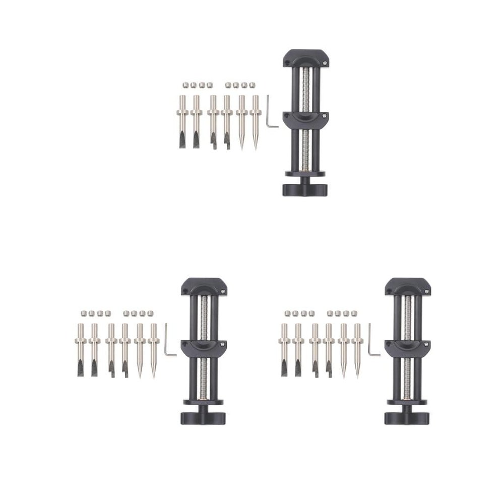 3 set of Lens Vise Repair Tool Easy to Use 12-90mm Adjustable Jaw Opening Lens Dented
