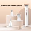 4 in 1 Women Hair Remover, Electric for Women, Women Hair Trimmer, Washable Cutter Head Grooming Tool for Facial Eyebrows Nose Armpit Bikini Lines view 2