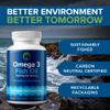 Omega 3 Fish Oil 3000mg Per Serving | 90 Softgel Capsules | EPA 990mg DHA 660mg Per Serving | Sustainably Sourced Made in The UK (90) view 4
