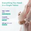 Folic Acid Tablets - 400g Pure Vitamin B9 - Developed for The 1st Trimester (3 Months) of Pregnancy - Supplements for Women - 100% Vegan, Laboratory Tested & Additive-Free - Made in Germany view 2