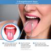 Stainless Steel Tongue Cleaner, Tongue Scrapers for Adults, Metal Tongue Scraper with Case, Oral Care for Personal Hygiene and Fresh Breath (Silver) view 4