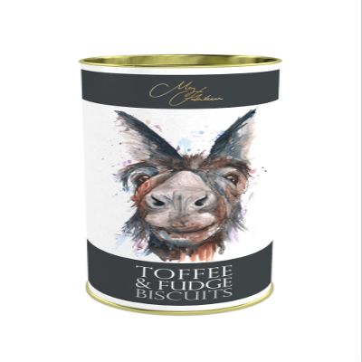 Meg Hawkins - The Donkey, Toffee & Fudge Biscuits, Chewy & Luxurious, 160 g Drum