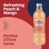 Franklin & Sons Peach And Mango | 12 x 275ml Bottle Case | Fresh Juicy Peach | Ripe Mango | All Natural flavours | Made with Lake District Water | Sparkling Soft Drink | Premium Fizzy Drink | view 2