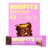 Misfits Vegan Protein Bars - Brownie Batter | Sports Nutrition Bars - 14 grams Protein | 1 gram Sugar | Plant-Based, Low Carb, High Fibre | No Palm Oil | Non-GMO | Pack of 15 view 1