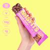 Misfits Vegan Protein Bars - Brownie Batter | Sports Nutrition Bars - 14 grams Protein | 1 gram Sugar | Plant-Based, Low Carb, High Fibre | No Palm Oil | Non-GMO | Pack of 15 view 3