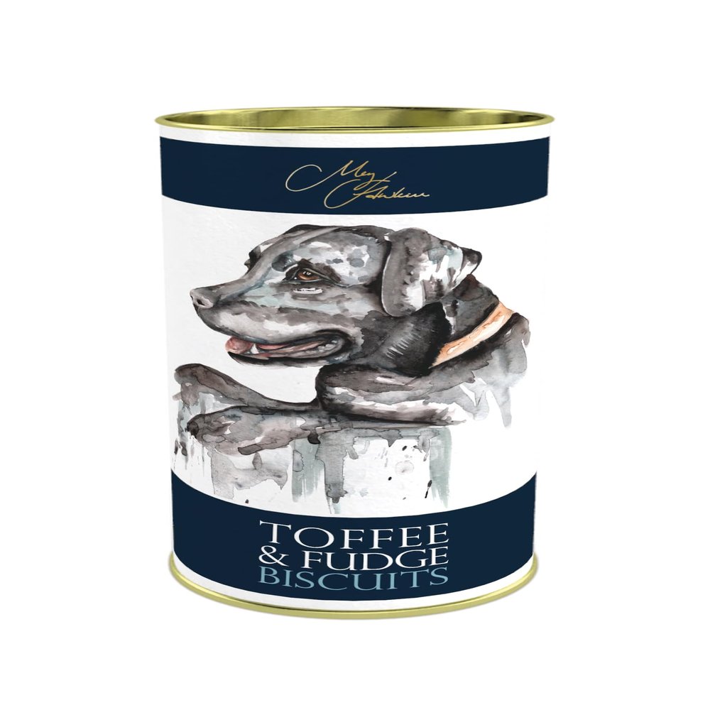 Meg Hawkins - The Lab, Toffee & Fudge Biscuits, Creamy & Rich, Delectable Treat, 160 g Drum