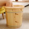 UYDJAKX Foot Tub, Foot Basin Tub Bucket, Massage, Spa, Sauna, Soak,foot Bath Wooden Bucket Foot Spa Household Wash Basin Present vision Star of Light view 4